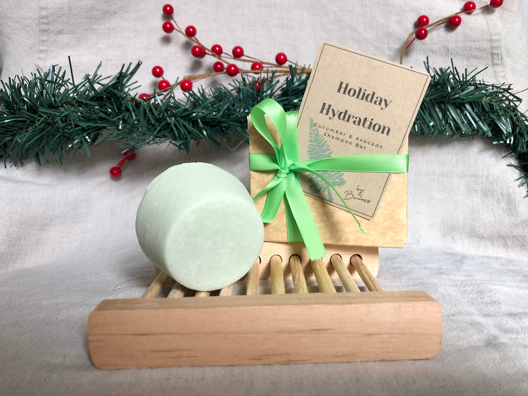Holiday Hydration Cucumber & Avocado Shampoo Bar